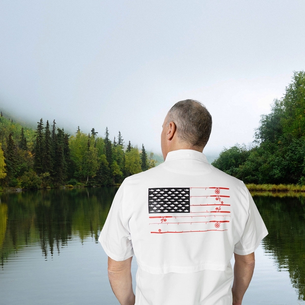 Men's Rods N' Reels Vented Fishing Shirt