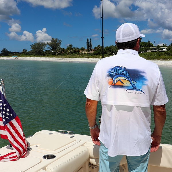 Men's Sailfish Vented Performance Shirt