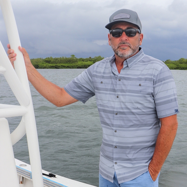 Men's Laguna Stripes Performance Fishing Shirt
