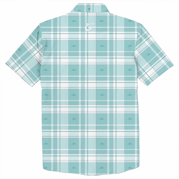 Men's Swordfish Plaid Fishing Shirt