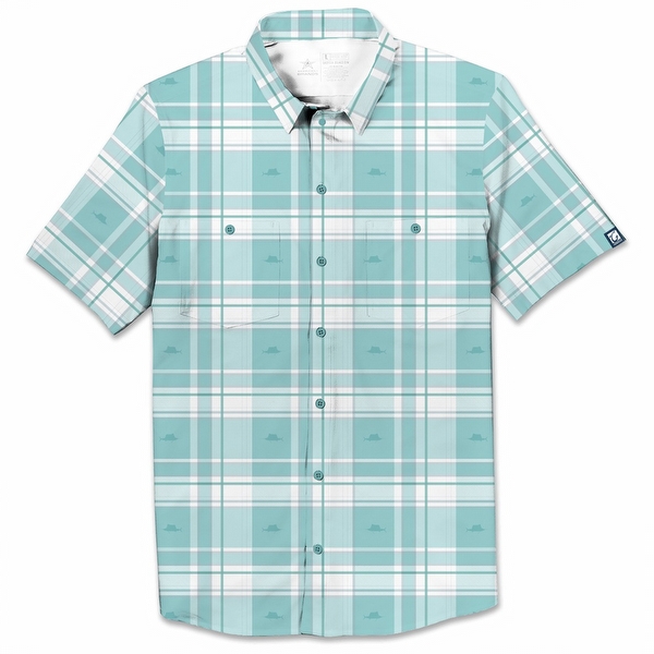 Men's Swordfish Plaid Fishing Shirt