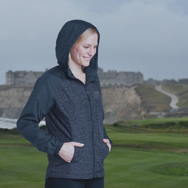 Women's GFL Colorblock Hooded Wind Jacket