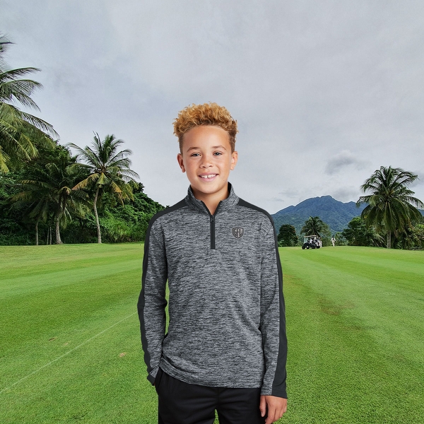Youth GFL Colorblock Quarter Zip Pullover