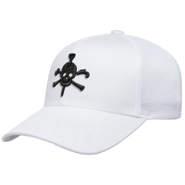 Mr Tee Puff Embroidered Flexfit® Mesh Snapback Cap