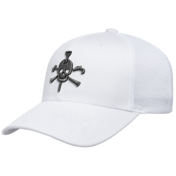 Mr Tee Puff Embroidered Flexfit® Mesh Snapback Cap