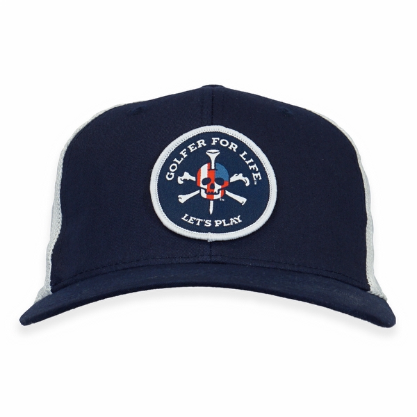 Mr Tee Round Flexfit® Mesh Back Cap