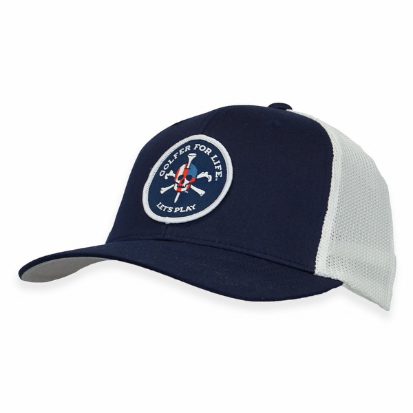 Mr Tee Round Flexfit® Mesh Back Cap