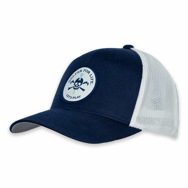 Mr Tee Round Flexfit® Mesh Back Cap
