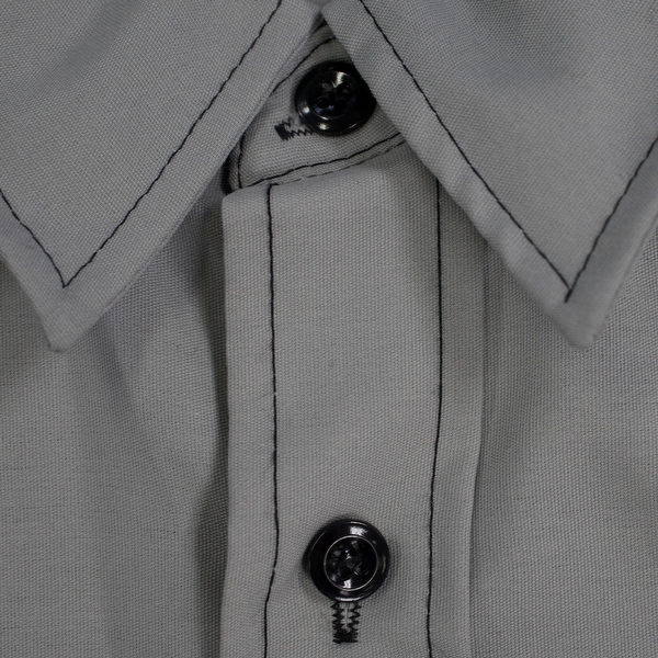 Men's Shield Contrast Stitch Shop Shirt
