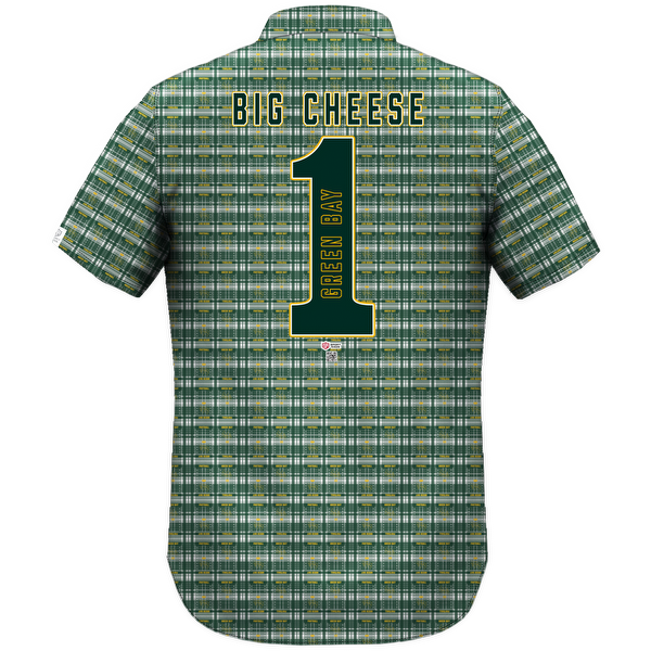 Men's Plaid Green Bay Big Cheese Lightweight Shirt