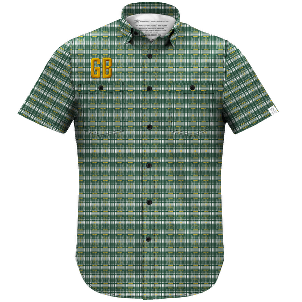 Men's Plaid Green Bay Big Cheese Lightweight Shirt