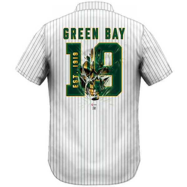Men's Pinstripe Green 1919 Lightweight Shirt