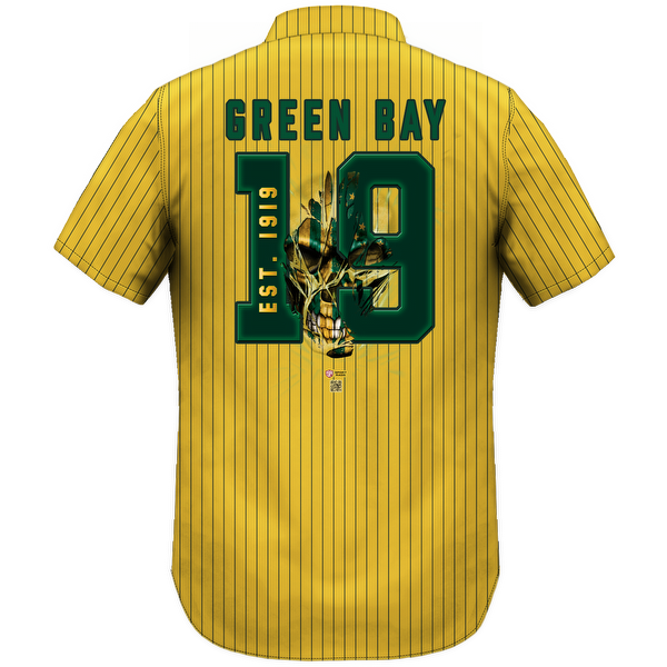 Men's Pinstripe Green Bay 1919 Lightweight Shirt
