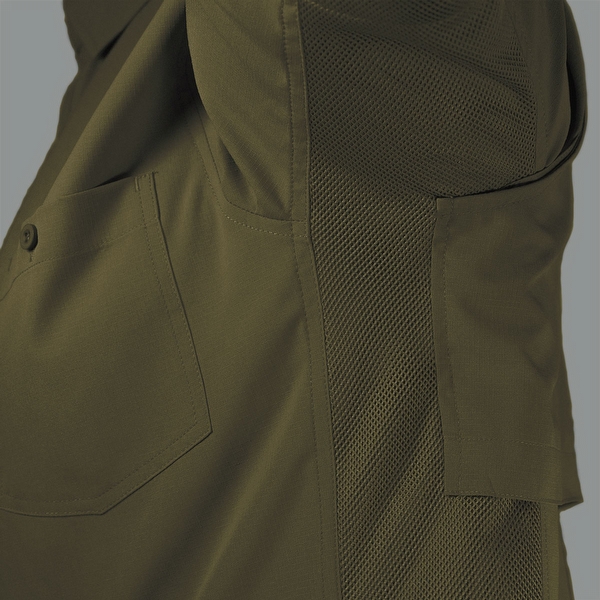 Men's Hooks Short Sleeve Performance Fishing Shirt
