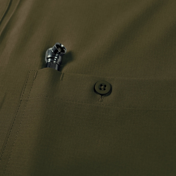 Men's Hooks Short Sleeve Performance Fishing Shirt