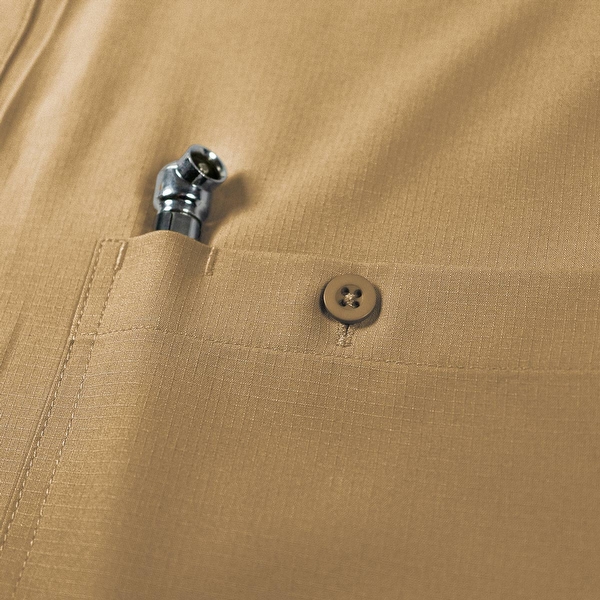 Men's Hooks Short Sleeve Performance Fishing Shirt