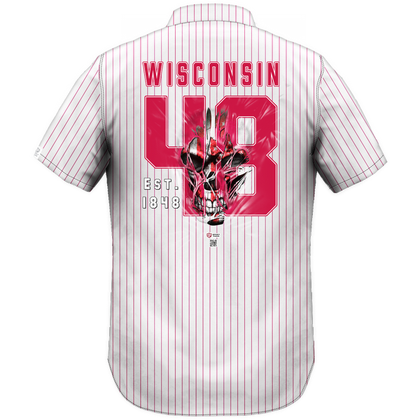 Men's Pinstripe Wisconsin 1948 Lightweight Shirt